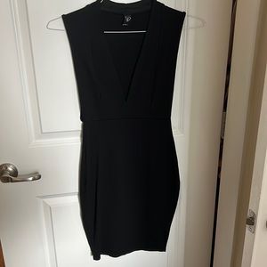 Sexy black cocktail dress